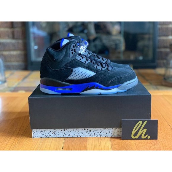 Sz 5y Air Jordan Retro 5 "Racer Blue" - Picture 3 of 5